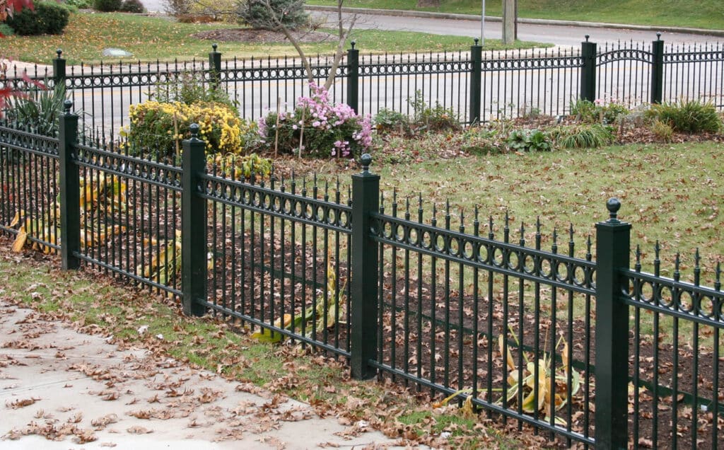 iron fence installation in Cincinnati
