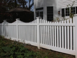 White vinyl picket fence company around Cincinnati