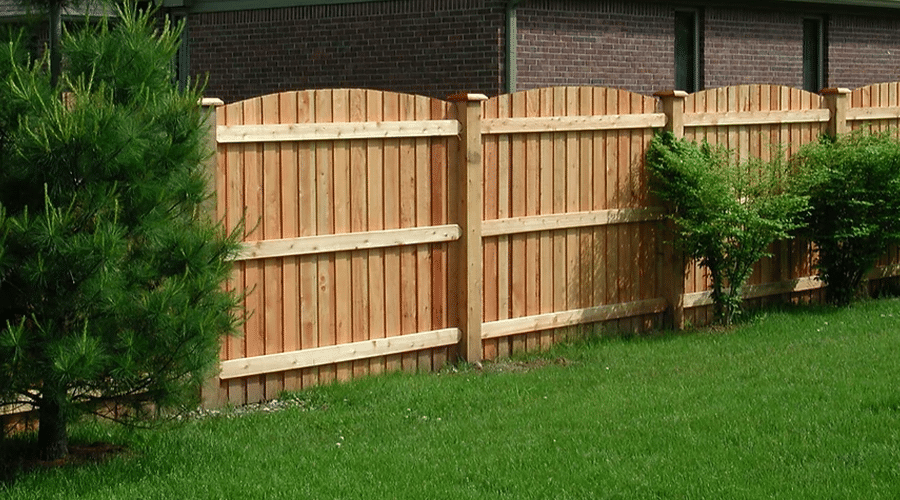 Wooden privacy fence installation near Cincinnati, OH