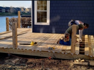 Deck construction services in Cincinnati, OH