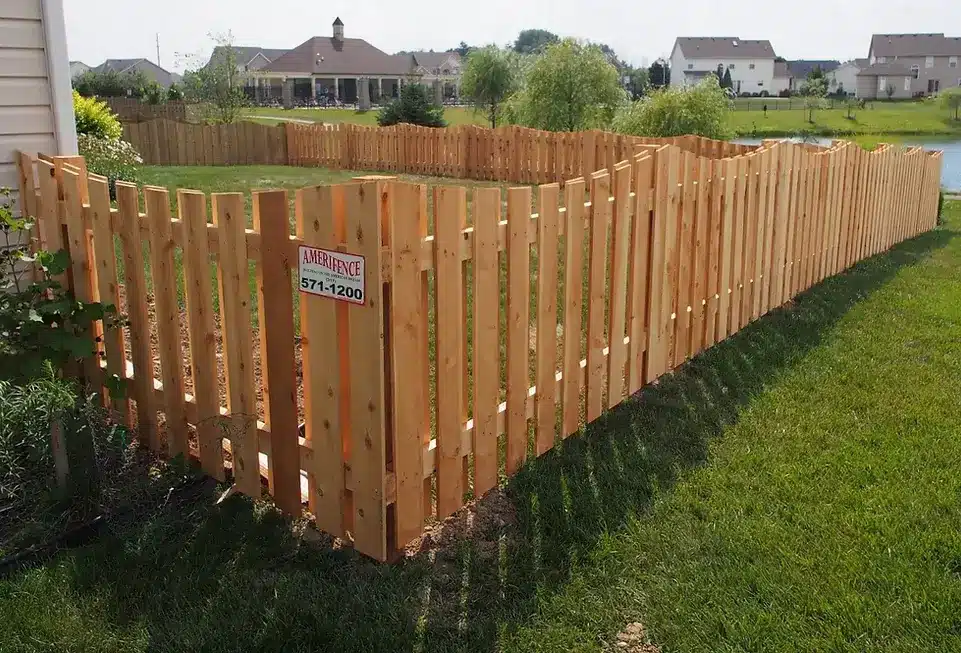 Cedar Wood Fence Installation in Cincinnati, OH