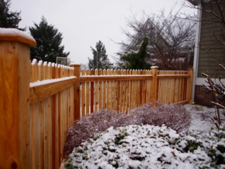 cedar fence installation in Cincinnati