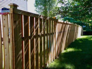 Privacy cedar fencing services in Cincinnati