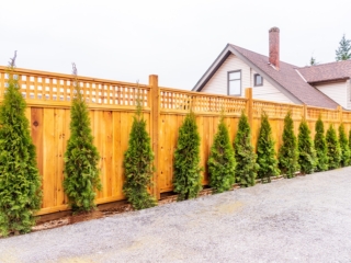 Wood lattice top installation services in Cincinnati, OH